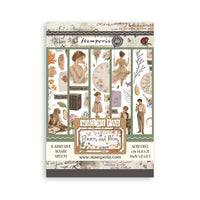 Flowers And Poems - Printed Washi Pad For Art And Craft A5 8 Sheets