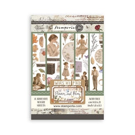 Flowers And Poems - Printed Washi Pad For Art And Craft A5 8 Sheets