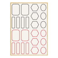 Book 10 Borders & Labels Stickers by Esther Glas