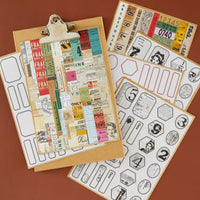 Book 10 Borders & Labels Stickers by Esther Glas