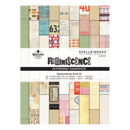 Reminiscence Book 10 Patterned Cardstock by Esther Glas