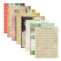 Reminiscence Book 10 Patterned Cardstock by Esther Glas