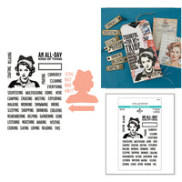 ING Words Stamp & Die Set by Esther Glas