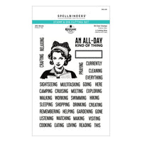 ING Words Stamp & Die Set by Esther Glas