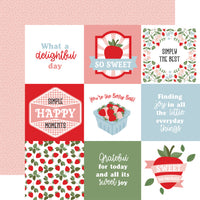 Strawberry Fields - Echo Park Collection Kit 12"X12"