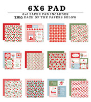 Strawberry Fields - Echo Park Double-Sided Paper Pad 6"X6"