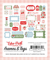 Strawberry Fields - Echo Park Frames & Tags Ephemera