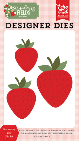 Strawberry Trio - Echo Park Die Set