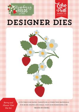 Berry And Flower Vine- Echo Park Die Set
