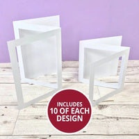 Tri-Panel Aperture Card Blanks