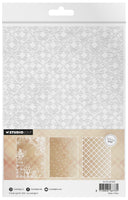 SL Acetate Sheets Plaid & Snow Cottage Christmas 6 Sheets