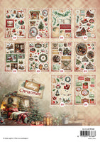 SL Die-Cut Paper Pad Paper Elements Cottage Christmas 20 Sheets