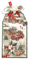 SL Die-Cut Paper Pad Paper Elements Cottage Christmas 20 Sheets