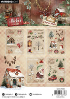 SL Transparent Stickers Elements & Texts Cottage Christmas 5 Sheets