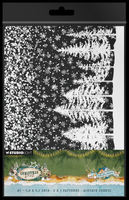 SL Acetate Sheets Snow & Landscape Christmas Forest 6 Sheets