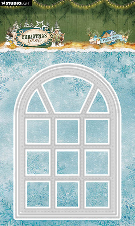 SL Cutting Dies Window Shape Christmas Forest 2 Pieces