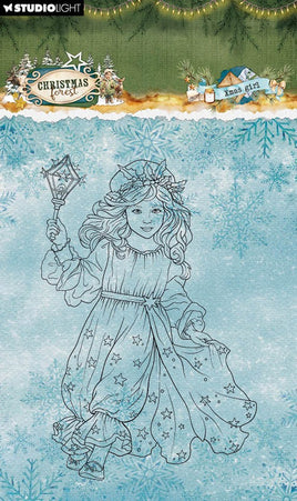 SL Clear Stamps Xmas Girl Christmas Forest 1 Pieces