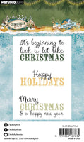 SL Clear Stamps Sentiments Christmas Forest 6 Pieces