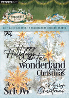 SL Transparent Stickers Elements & Texts Christmas Forest 5 Sheets