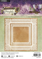 SL Cutting Dies Lace Frames Square Enchanted Fairytale 4 Pieces