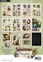 SL Die-Cut Paper Pad Die-Cut Elements Enchanted Fairytale 20 Sheets
