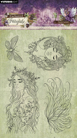 SL Clear Stamps Fairy Ladies Enchanted Fairytale 4 Pieces