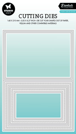 SL Cutting Dies Folded Card Rectangle Essentials 210x148x1mm 11 PC nr.438