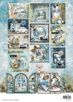 SL Card Making Pad Winter Wonderland Essentials 14 Sheets