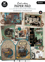 SL Cardmaking Pad Gearhead Workshop Essentials 14 Sheets