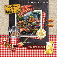 SL Cardmaking Pad BBQ Party Essentials 14 Sheets