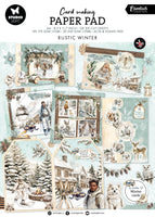 SL Card Making Pad Rustic Winter Essentials 14 Sheets