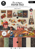 SL Die-Cut Paper Pad BBQ Party Essentials 28 Sheets