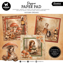 SL Mixed Paper Pad Autumn Dreams Essentials 22 Sheets