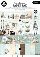 SL Die-Cut Paper Pad Rustic Winter Essentials 28 Sheets