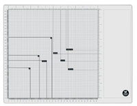 SL Magnetic Glass Mat 4 Magnets Included Essentials 450x350x10mm 1 PC nr.01