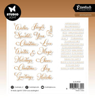 SL Paper Elements Bronze Sentiments Classic Essentials 40 Pieces