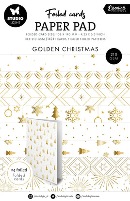 SL Foiled Cards Golden Patterns Essentials 24 Sheets