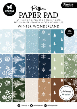 SL Pattern Paper Pad Winter Wonderland Essentials 36 Sheets