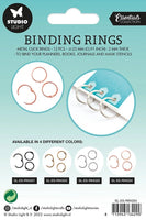 SL Binding Click Rings Rose Essentials 23x23x3mm 12 PC nr.04