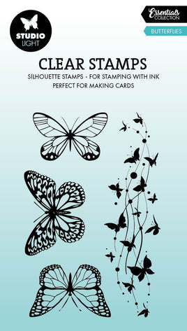 SL Clear Stamp Butterflies Essentials 4 Pieces