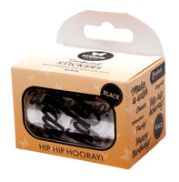 SL Clear Stickers Black - Hip Hip Hooray Essentials 5 Meter