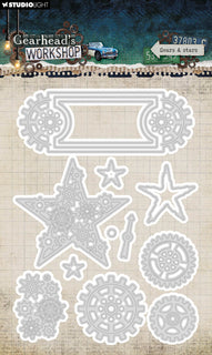 SL Cutting Dies Gears & Stars Gearhead's Workshop 13 Pieces