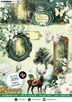 SL Die-cut paper pad Embellishments Quiet Morning 148x210x5mm 20 Sheets