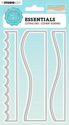 SS Cutting Die Essentials Border Die Sweet Stories 205x114x1mm 3 PC nr.394
