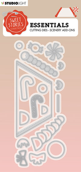 SS Cutting Die Candy Add-Ons Sweet Stories Essentials 60x148x1mm 18 PC nr.428