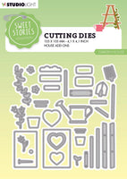 SL Cutting Die Garden House Add-Ons Sweet Stories 105x105x1mm 10 PC nr.513