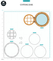 SL Cutting Die Porthole Sweet Stories 105x105x1mm 7 PC nr.530