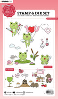 SL Stamp & Cutting Die Toadally In Love Sweet Stories 154x213x1mm 62 PC nr.52