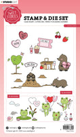 SL Stamp & Cutting Die Lovely Date Sweet Stories 154x223x1mm 70 PC nr.53