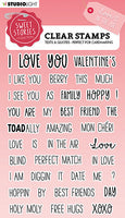 SL Clear Stamp Quotes Small Love Is In The Air Sweet Stories 148x105x3mm 41 PC nr.329